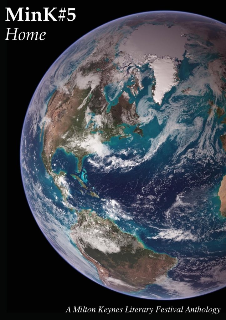 Cover of the anthology with a picture of the earth seen from space.