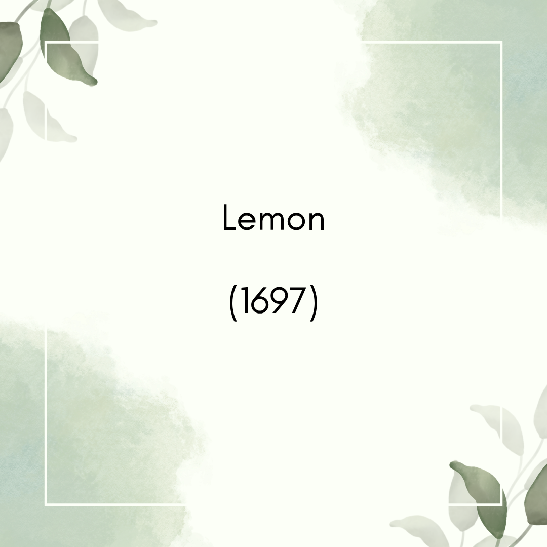 Lemon (1697